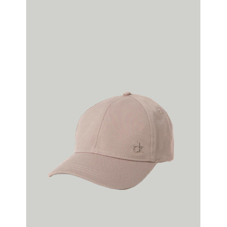 GORRA CALVIN KLEIN METAL COTTON CAP TAUPE