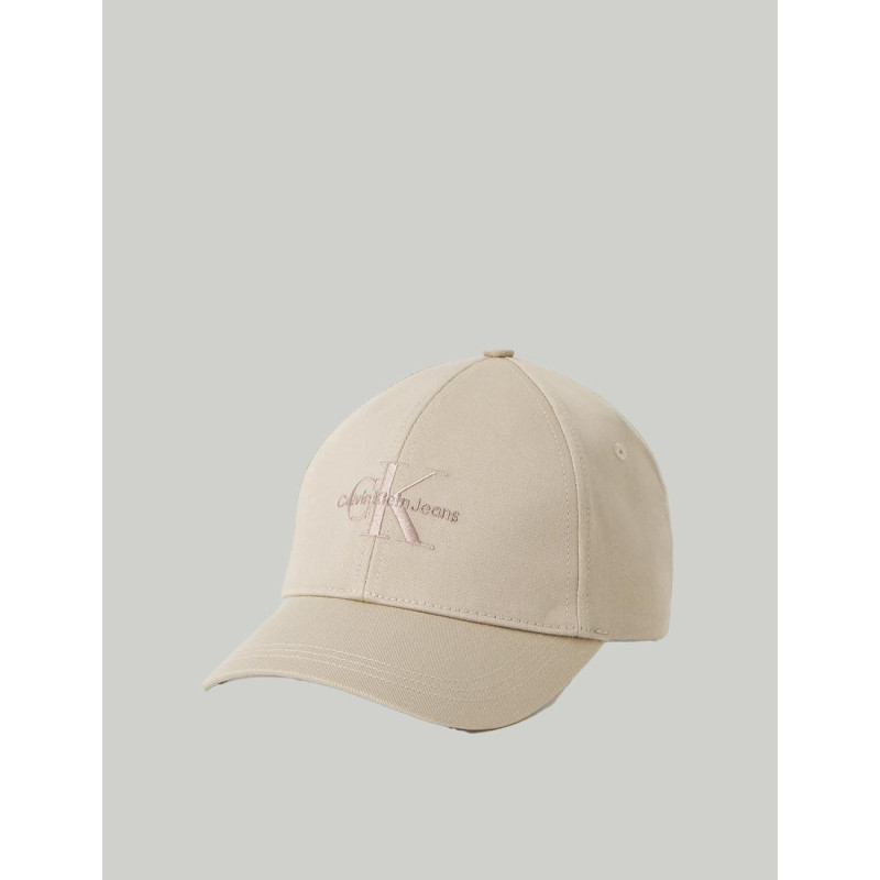 GORRA CALVIN KLEIN MONO LOGO EMBRO CAP BEIG