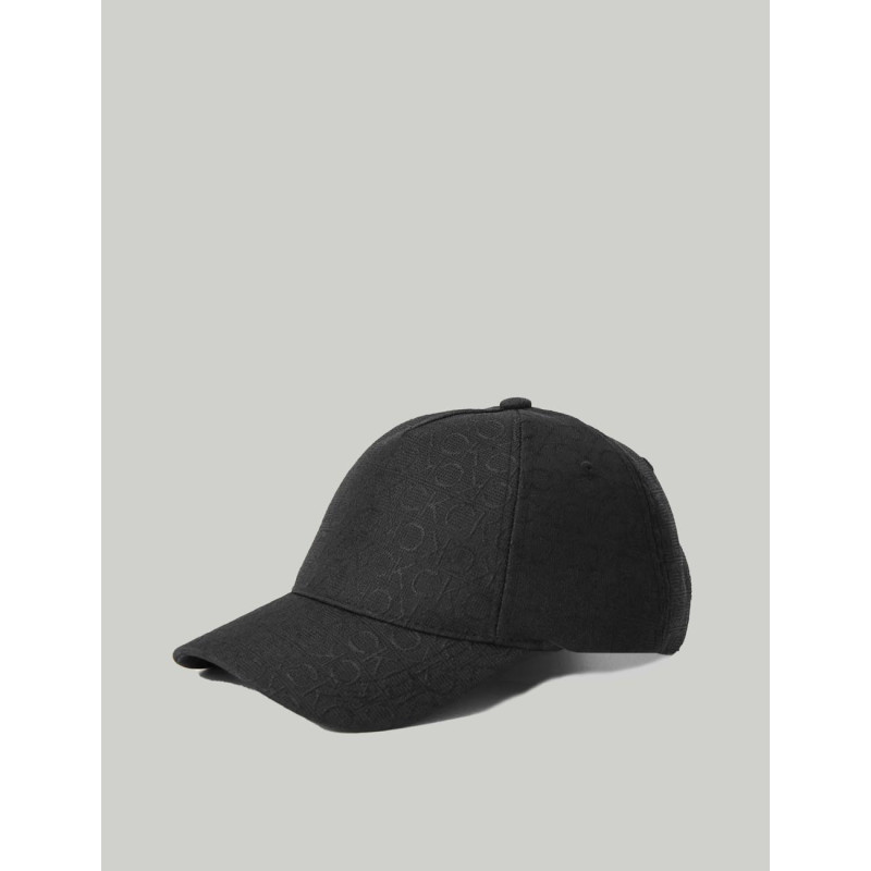 GORRA CALVIN KLEIN MONOGRAM JACQUARD CAP NEGRO