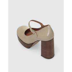 ZAPATO ANGEL ALARCON GLORIA TAUPE