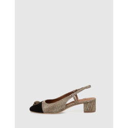 ZAPATO KURT GEIGER SLOANE MID SLINGBACK BEIG