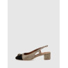 ZAPATO KURT GEIGER SLOANE MID SLINGBACK BEIG