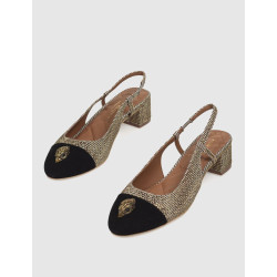 ZAPATO KURT GEIGER SLOANE MID SLINGBACK BEIG