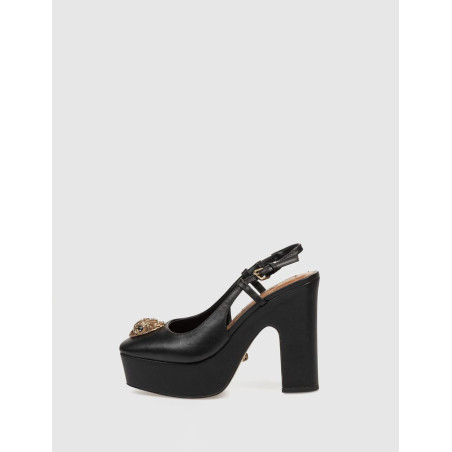 ZAPATO KURT GEIGER BELGRAVIA PLATFORM SLING NEGRO