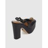 ZAPATO KURT GEIGER BELGRAVIA PLATFORM SLING NEGRO