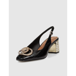 ZAPATO KURT GEIGER CHELSEA BLOCK SLINGBACK  NEGRO