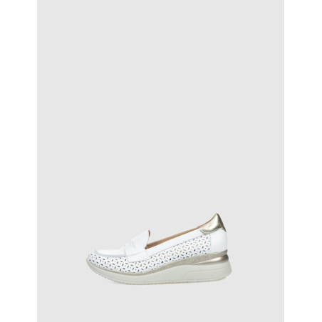 MOCASÍN PITILLOS 5661 BLANCO