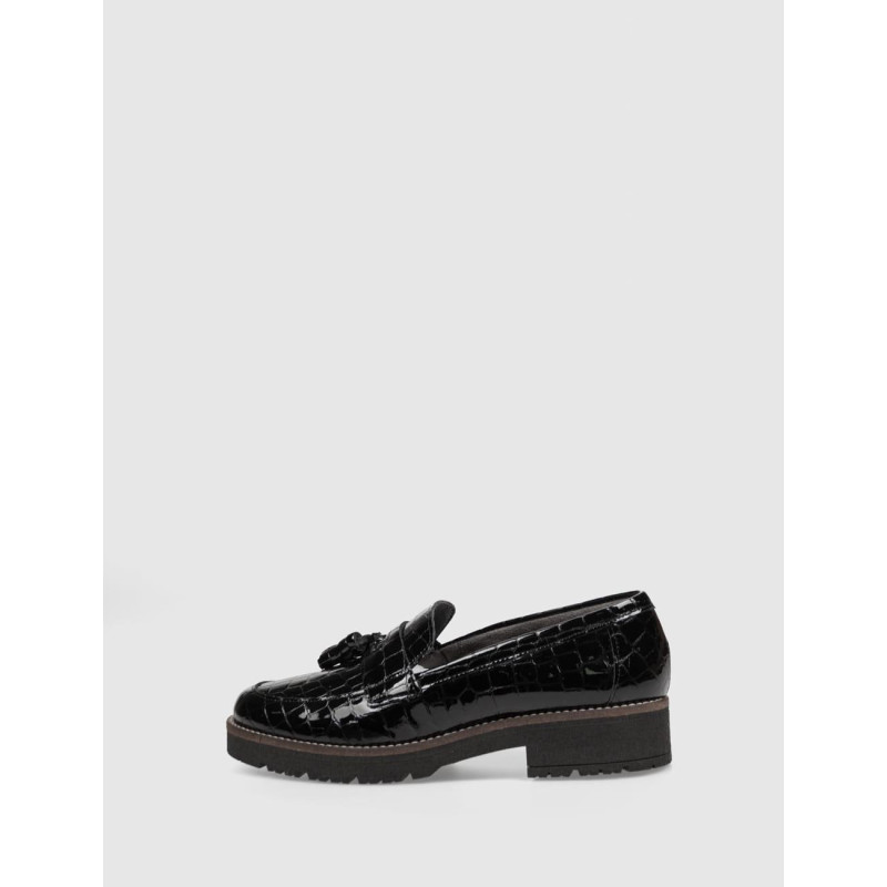 MOCASÍN PITILLOS 10080 NEGRO