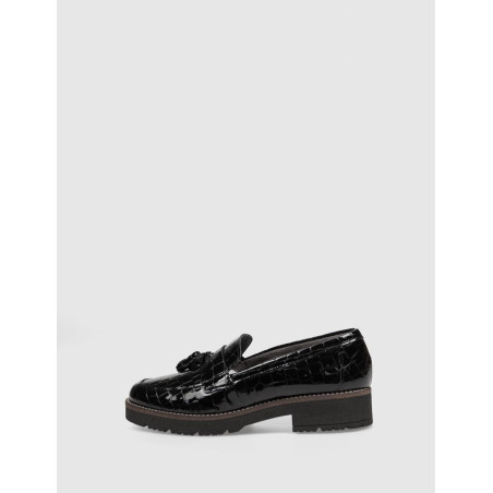 MOCASÍN PITILLOS 10080 NEGRO