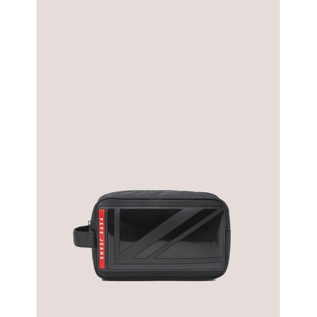 NECESER PEPE JEANS SLIDER BAG NEGRO