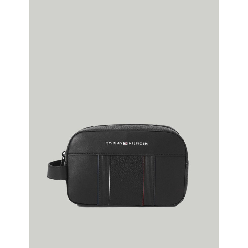 NECESER TOMMY HILFIGER TH FOUNDATION WASHBAG NEGRO